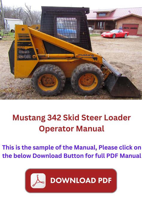 mustang 342 skid steer parts diagram|342 skid steer loader specs.